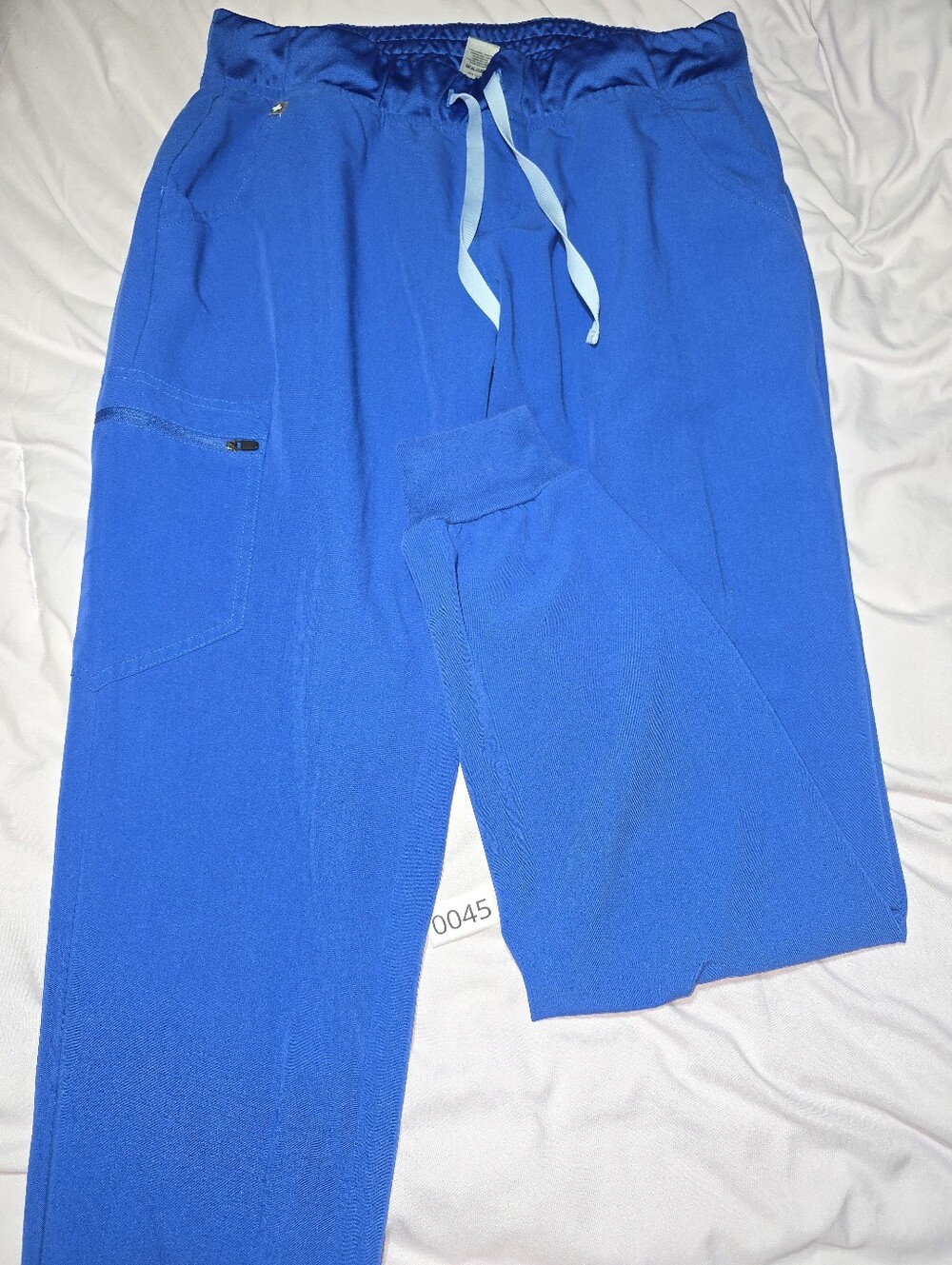 Figs Zamora Jogger Scrub Pants Sz. Lg Tall Fragrance Free Royal Blue